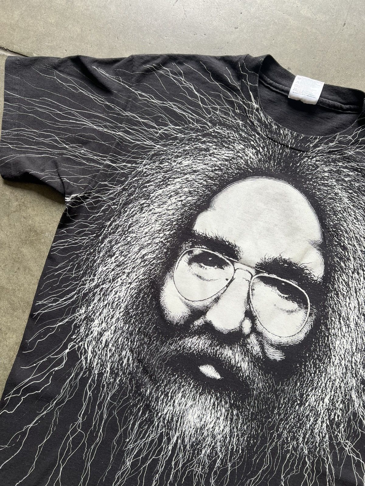 Band Tees × Vintage 1993 Jerry Garcia Grateful Dead Band Tee Shirt Winterland Size US L / EU 52-54 / 3 - 5 Thumbnail