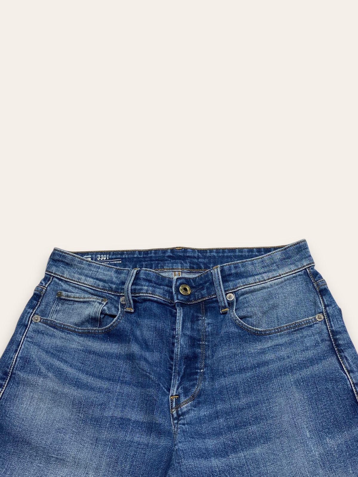 G-Star Vintage G STAR RAW Straight Tapered Denim Jeans Blue Y2K Size US 31 - 5 Thumbnail