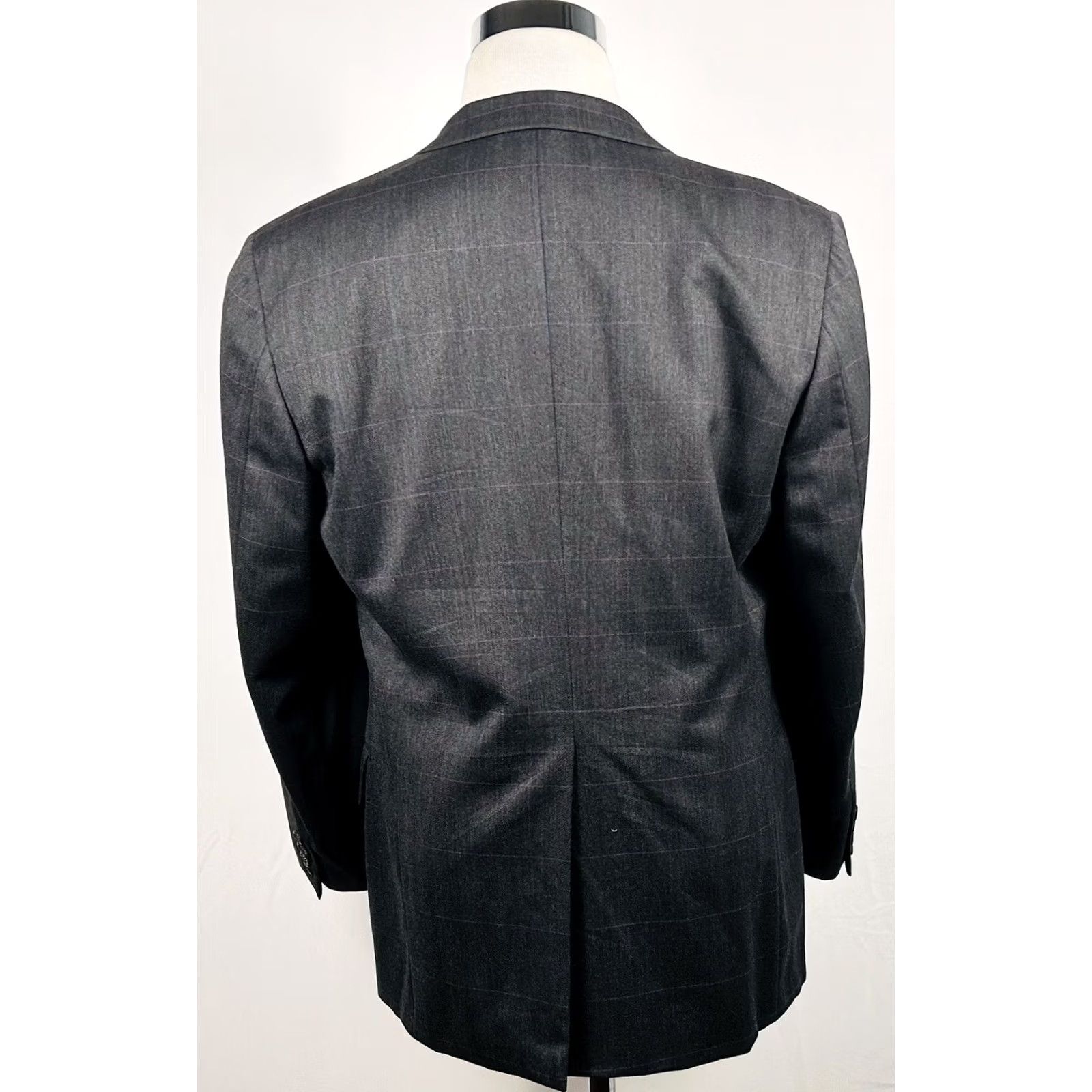 Ralph Lauren VINTAGE Ralph Lauren Polo University Club Sport Coat Gray Plaid 100% Wool Two Button 42R Mens Regular Coat Size US XS / EU 42 / 0 - 5 Thumbnail