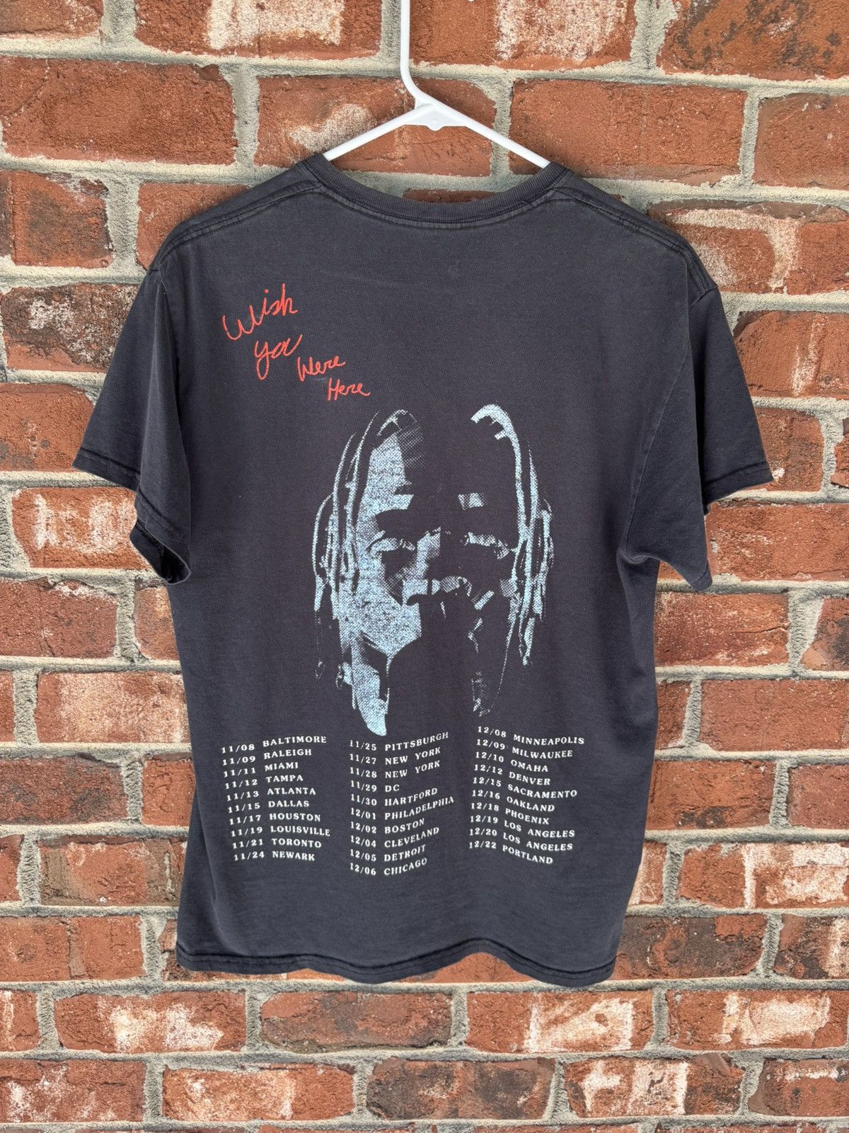 Travis Scott Travis Scott Astroworld Wish You Were Here T-Shirt Size US S / EU 44-46 / 1 - 2 Thumbnail