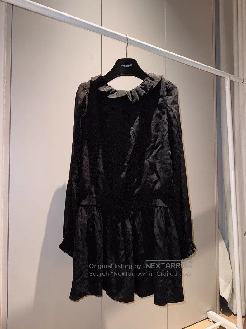 Saint Laurent Paris Saint Laurent Paris Silk Backless Dress Size XS / US 0-2 / IT 36-38 - 1 Thumbnail