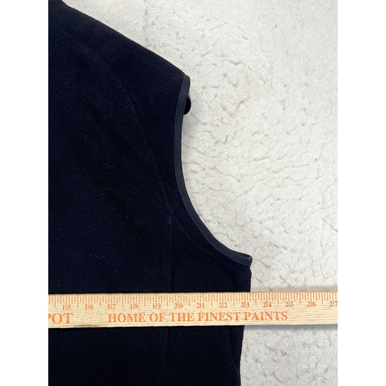 Vintage QUECHUA Fleece Vest Black Winter Full Zip Pockets Hiking Men Large Size US L / EU 52-54 / 3 - 3 Thumbnail