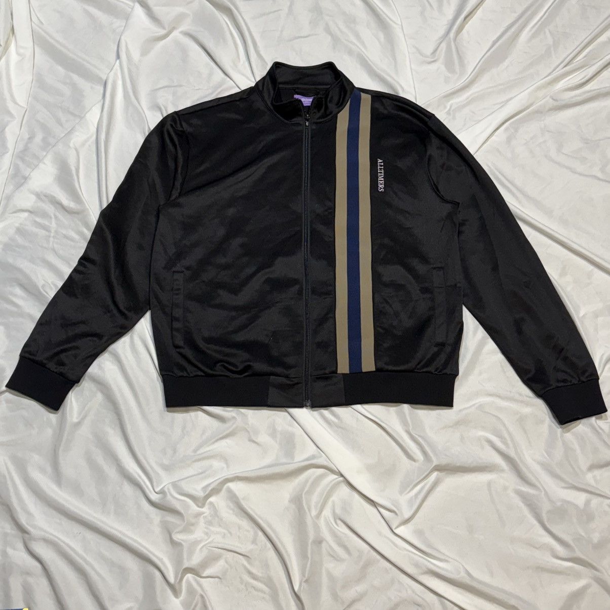 Alltimers Alltimers Zip up Pinstripe jump-suite Size US XL / EU 56 / 4 - 1 Thumbnail