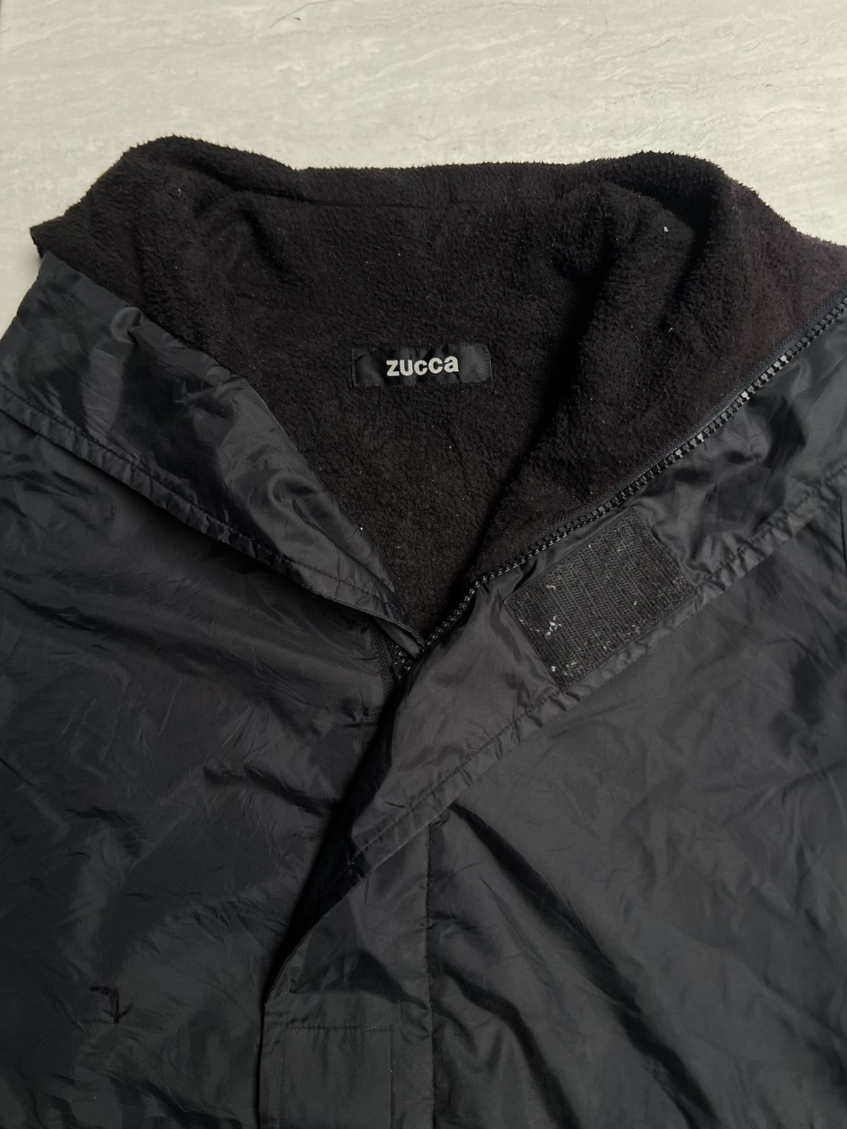 Zucca ZUCCA Issey Miyake Black Coat Jacket Size US L / EU 52-54 / 3 - 4 Thumbnail