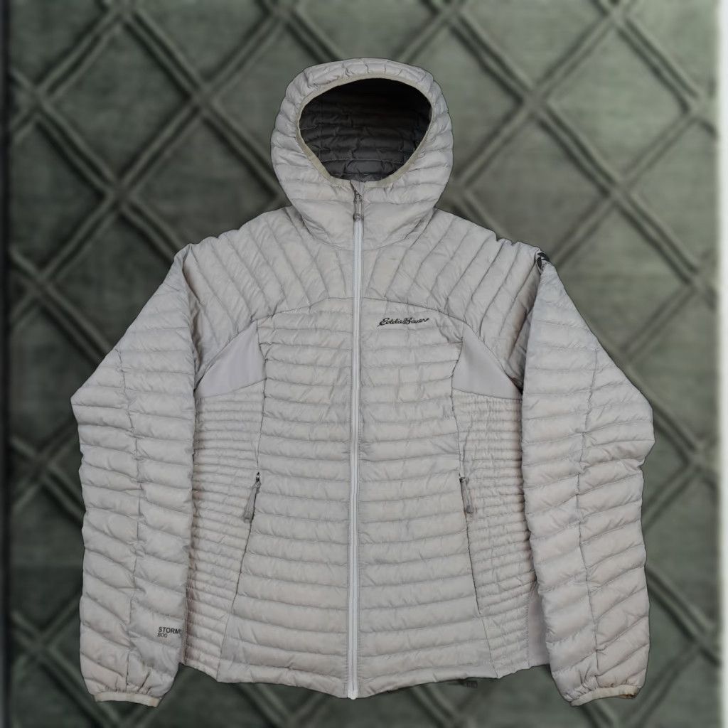 Eddie Bauer Eddie Bauer Jacket Womens XS White StormDown 800 Hooded Down Puffer Zip Size XS / US 0-2 / IT 36-38 - 1 Thumbnail
