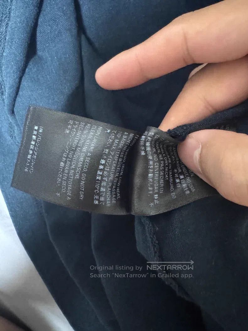 Balenciaga Balenciaga Blue 1917 letter short sleeve Size US XXS / EU 40 - 6 Thumbnail