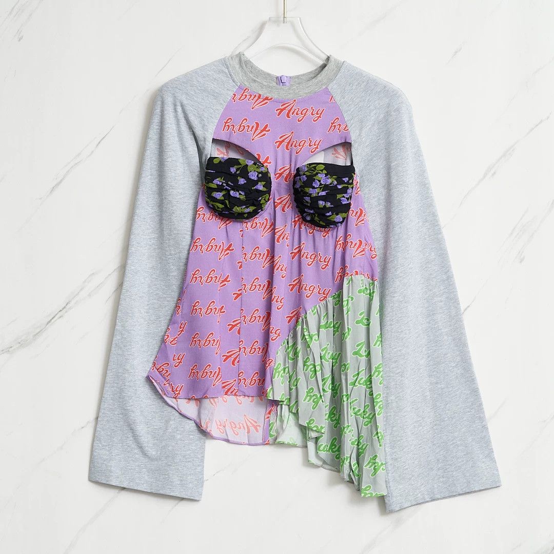 Natasha Zinko Natasha Zinko Women's Floral Hollow Top Size M / US 6-8 / IT 42-44 - 1 Thumbnail