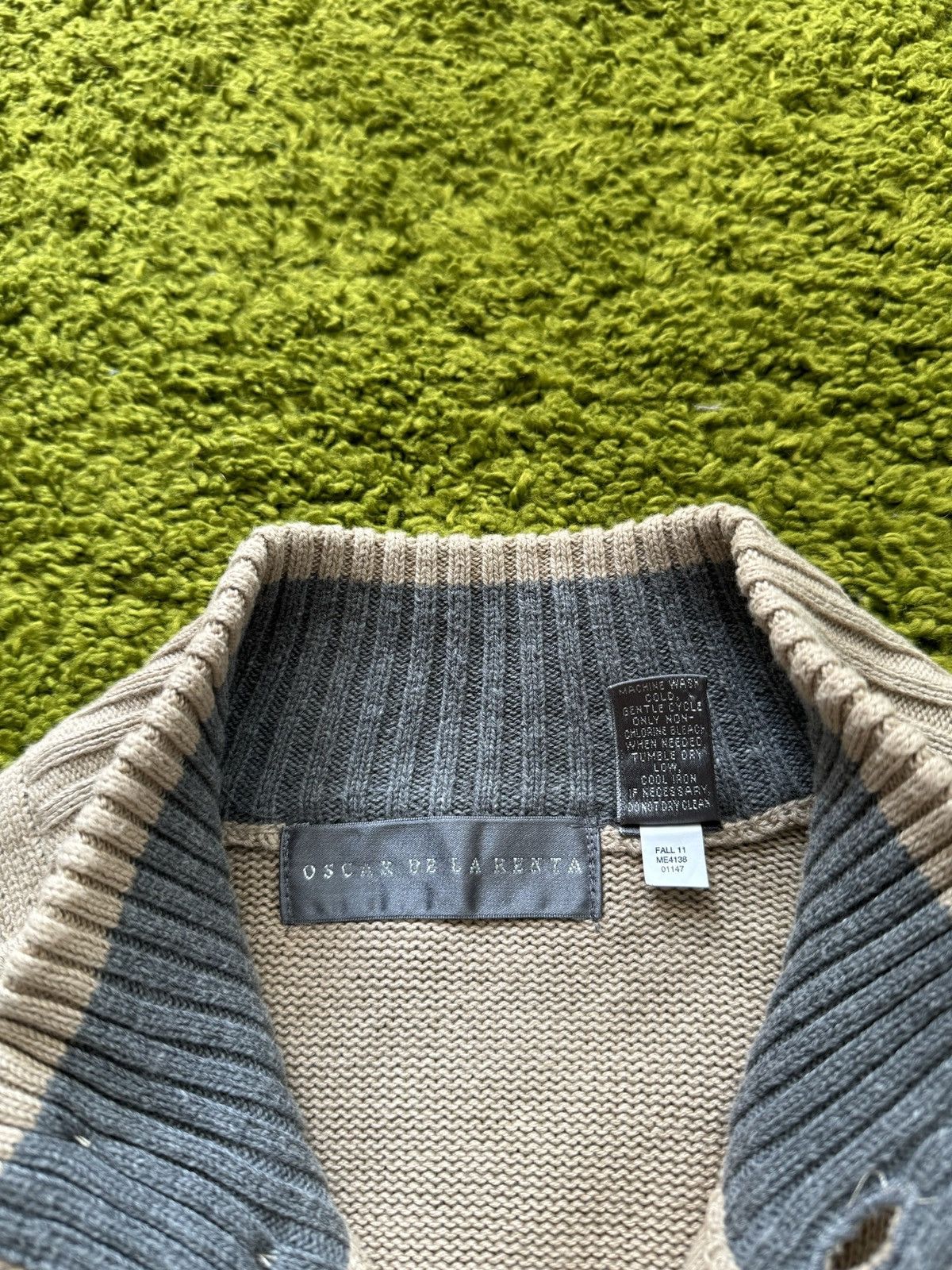 Designer × Oscar De La Renta × Vintage Oscar de la Renta 90s vintage cardigan sweater Size US M / EU 48-50 / 2 - 4 Thumbnail
