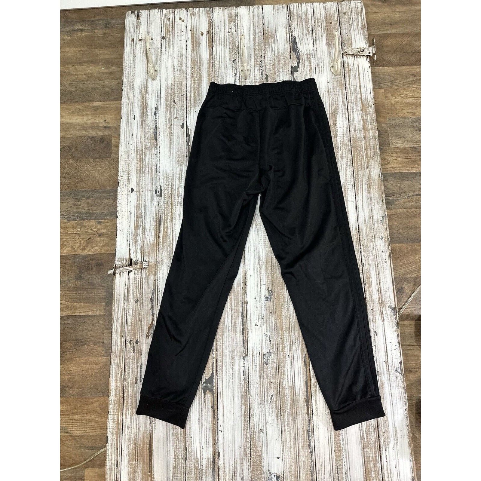 Adidas Men’s Adidas Track Pants Sz Medium Black Gym Sweatpants Size US 32 / EU 48 - 3 Thumbnail