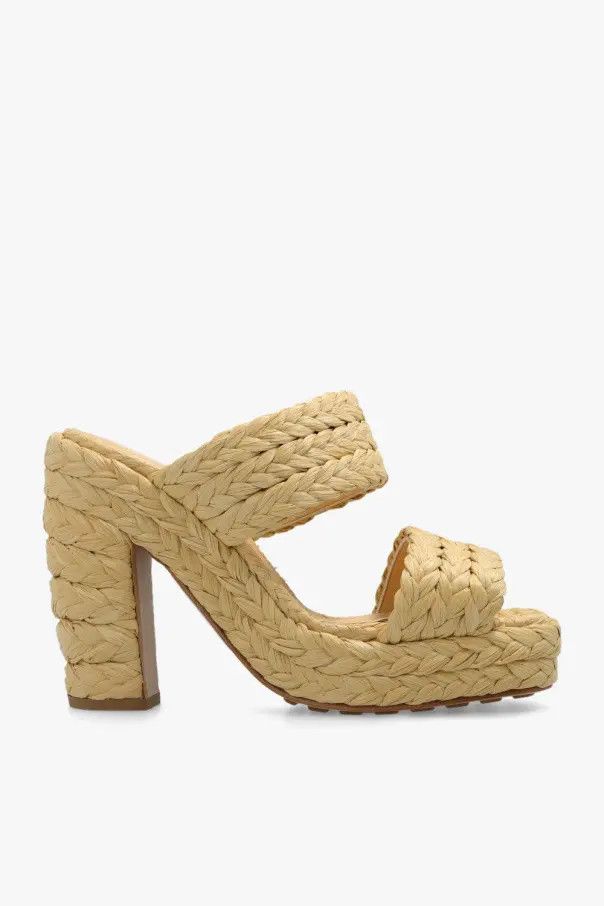 Bottega Veneta o1n1vont1125 Canalazzo Sandals in Beige Size US 8 / IT 38 - 1 Thumbnail