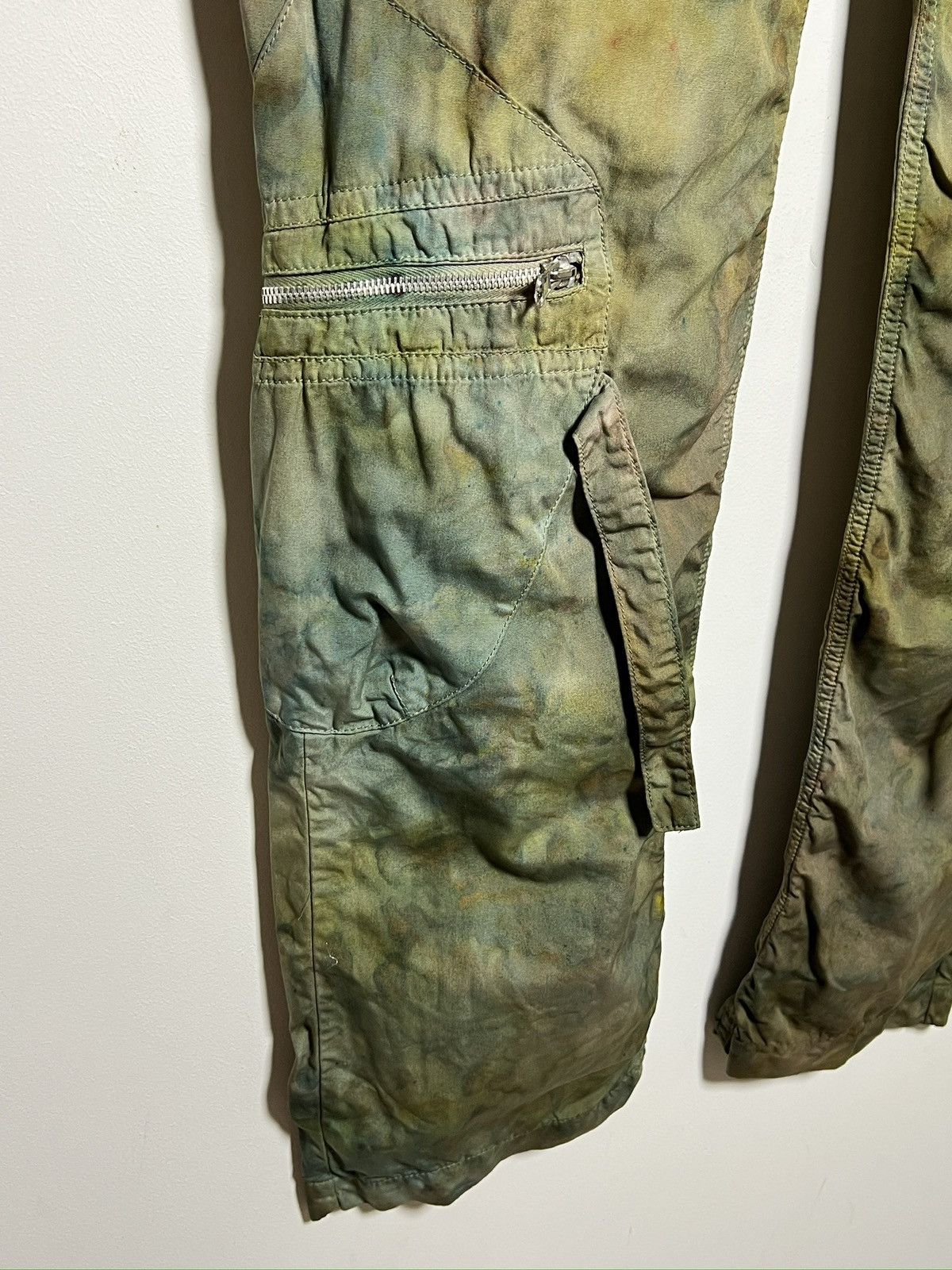 Giorgio Armani giorgio armani tie dye cargo camo multipocket army pants Size US 32 / EU 48 - 8 Thumbnail