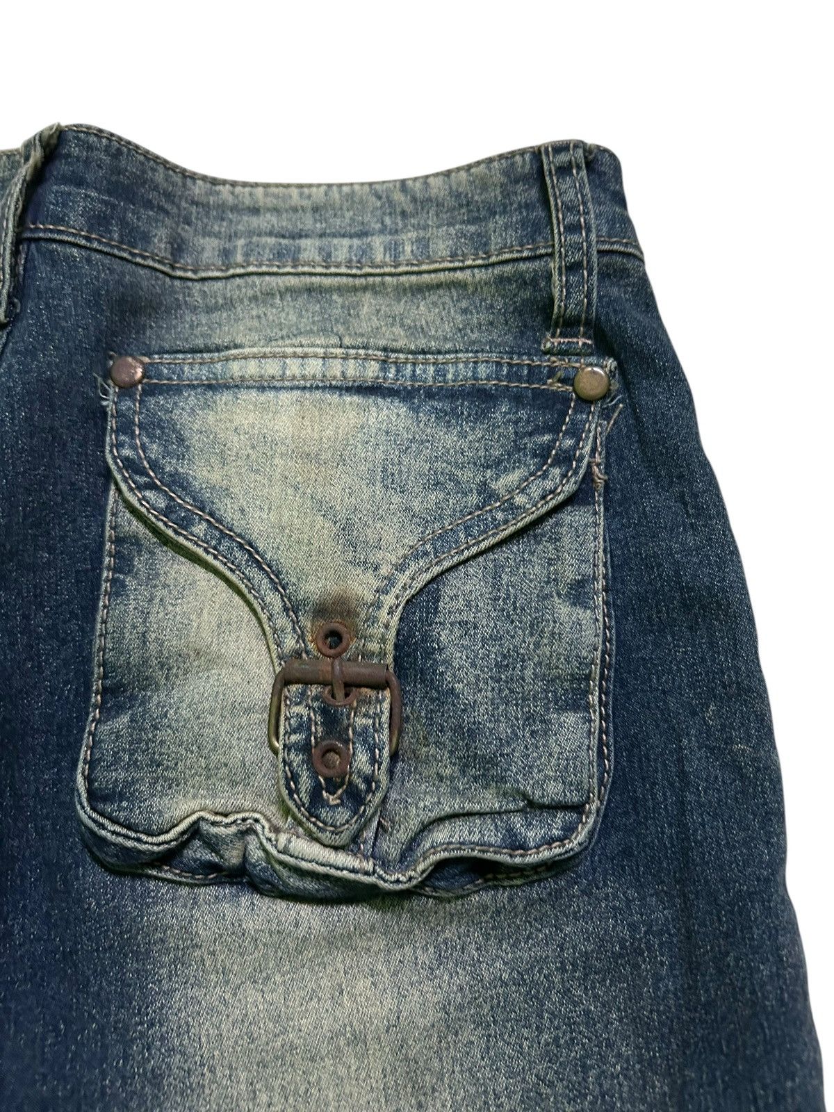 Japanese Brand × Kapital × Vintage FLARE Japanese Denim Jeans Rusty Mudwash Faded Rare Size US 27 - 17 Thumbnail