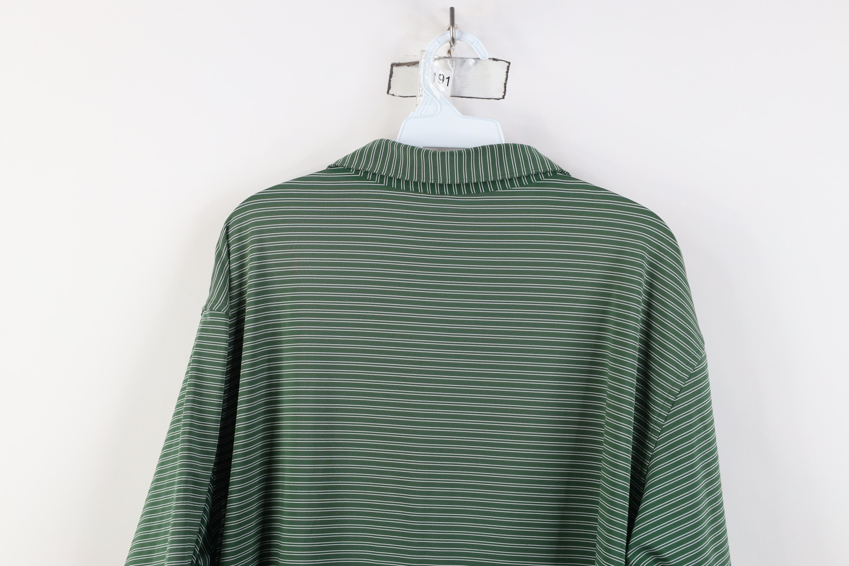 Peter Millar Peter Millar Summer Comfort Knit Golf Polo Shirt Green Size US XXL / EU 58 / 5 - 10 Thumbnail