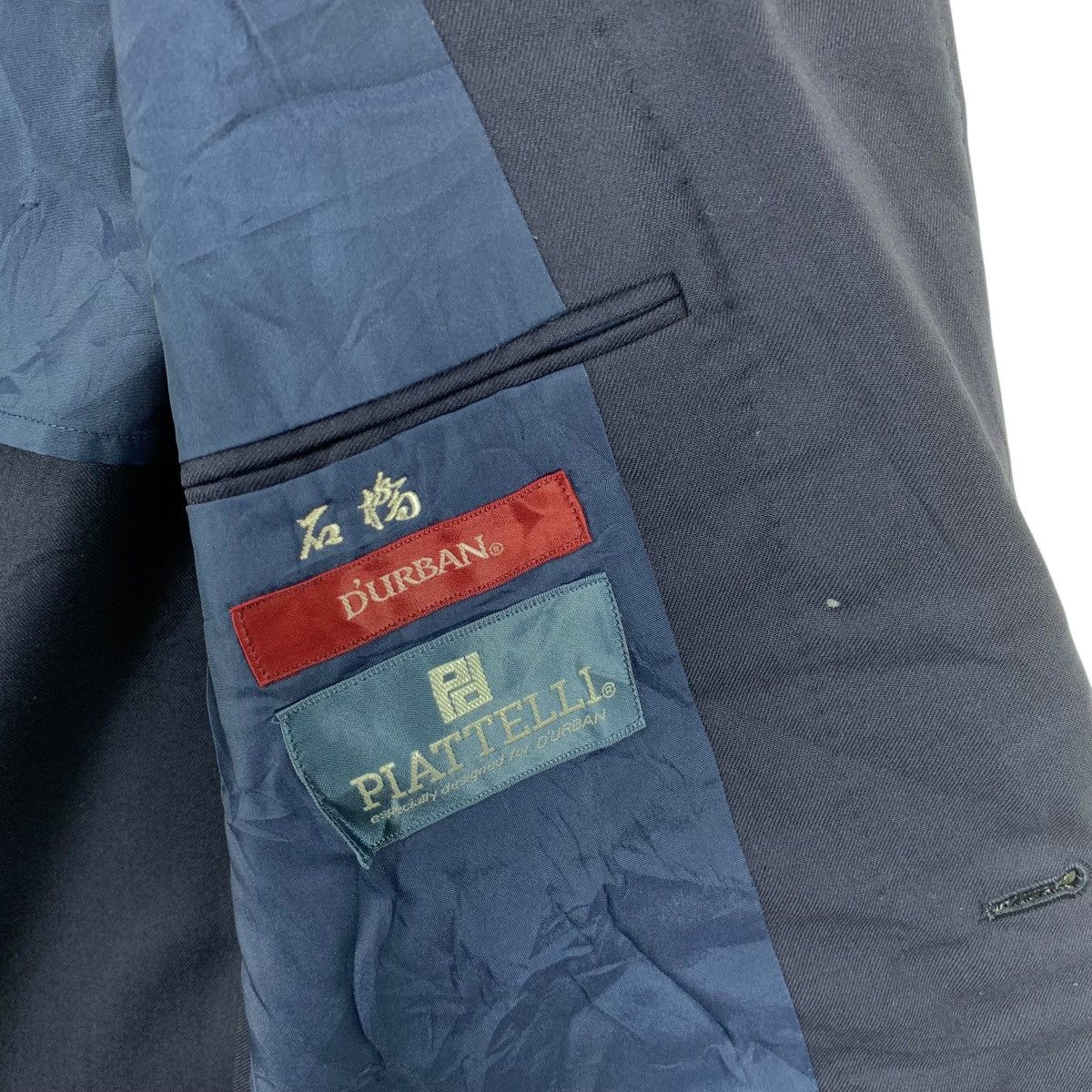 Yohji Yamamoto Vintage YOHJI YAMAMOTO DURBAN x PIATTELLI Wool Blazer Coat Size 42R - 10 Thumbnail