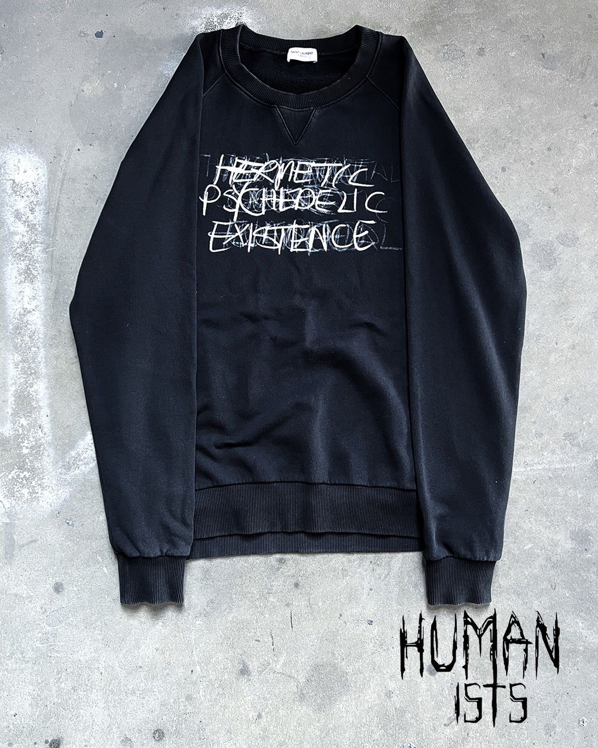 Saint Laurent Paris S/S16 ‘PSYCHEDELIC EXISTANCE’ SWEATER BY HEDI SLIMANE Size US L / EU 52-54 / 3 - 1 Thumbnail