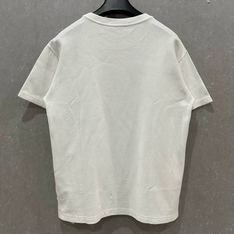 Louis Vuitton Louis Vuitton White dark grain full print short sleeve Size US M / EU 48-50 / 2 - 2 Thumbnail