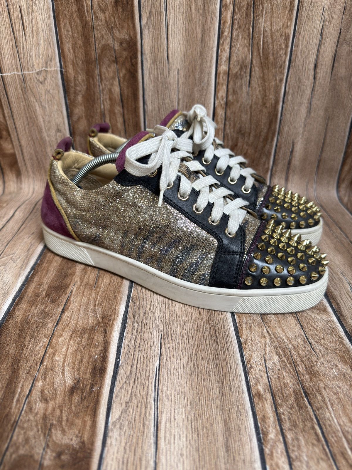 Christian Louboutin Glitters Louis junior spike trainers Size US 7.5 / EU 40-41 - 2 Thumbnail