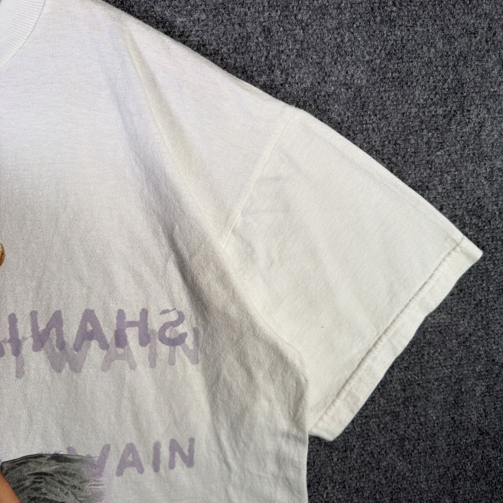 Band Tees Vintage Shania Twain Shirt Mens XL White 90s 1998 Country Size US XL / EU 56 / 4 - 4 Thumbnail