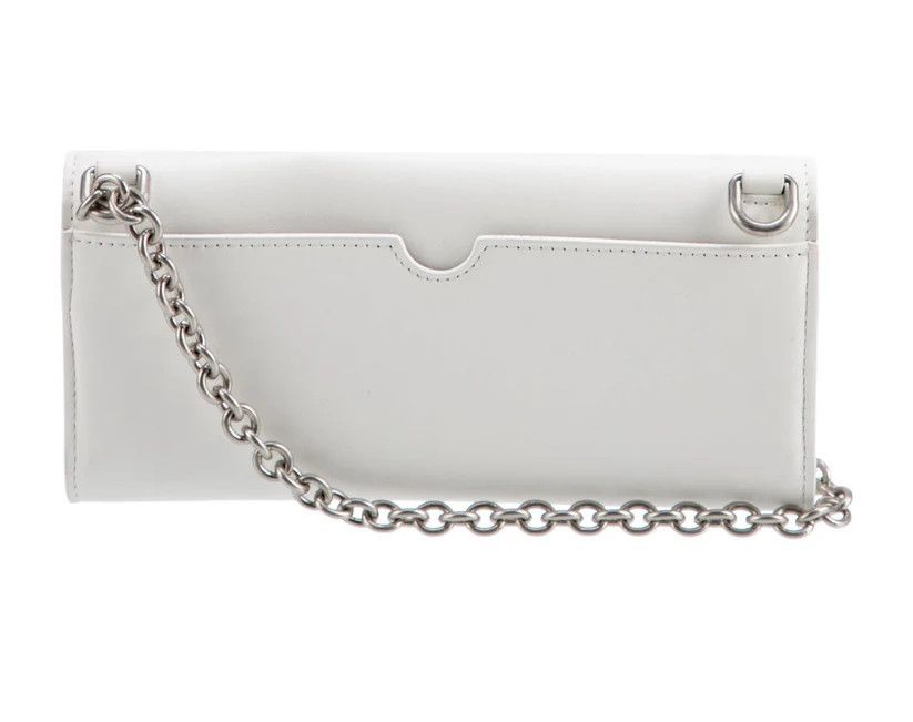 Off-White o1mle0425 Size: OS / Jitney Wallet On Chain Quote in White Size ONE SIZE - 6 Thumbnail