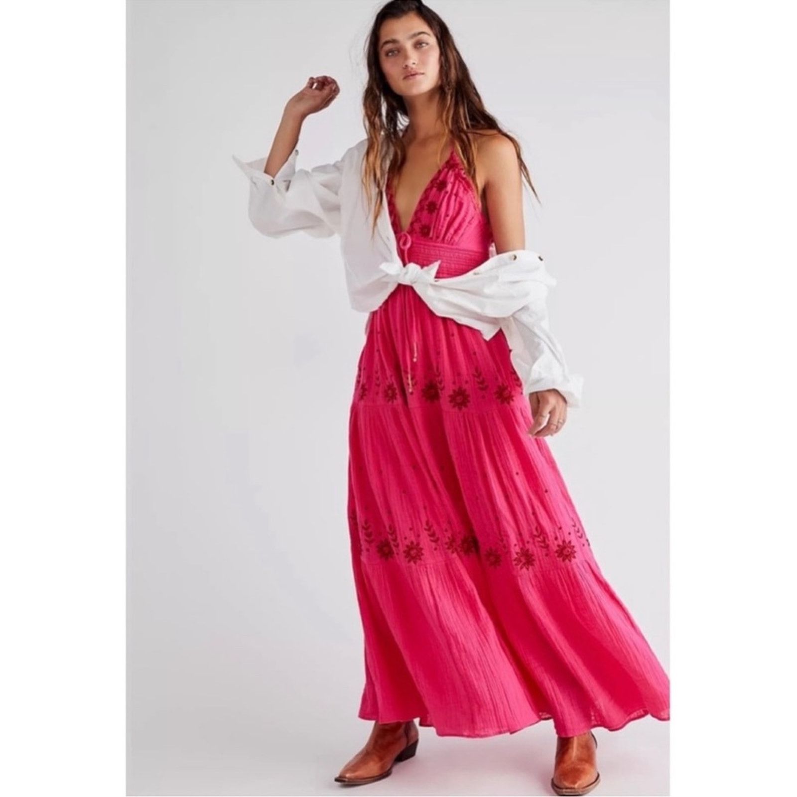 Free People Free People Last Letter Burnout Velvet Mini Dress XS Used |  Grailed