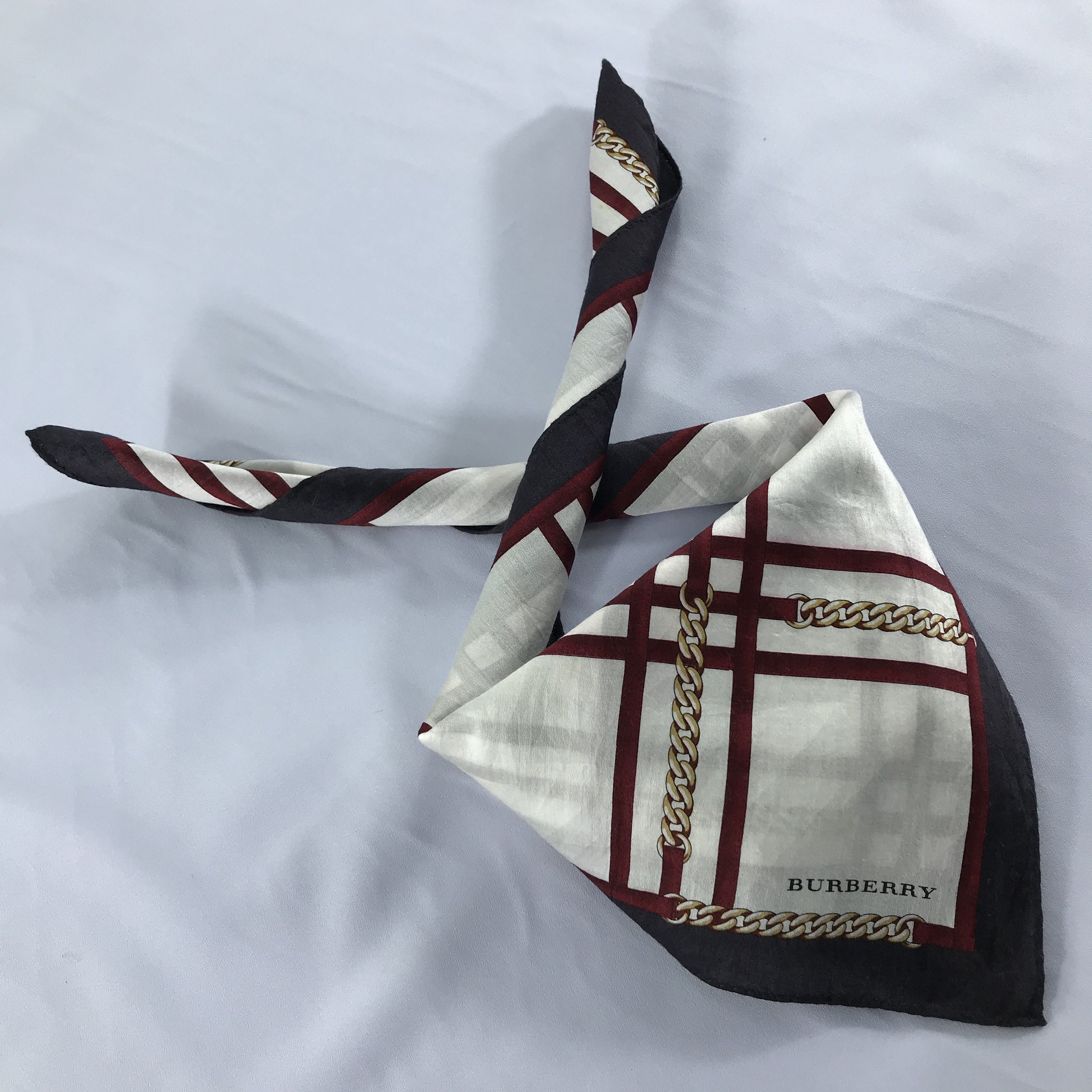 Burberry × Vintage Burberry Handkerchief / Neckerchief / Bandana Size ONE SIZE - 2 Thumbnail