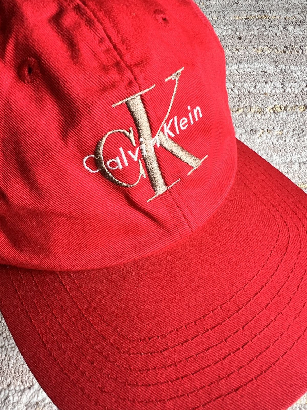 Calvin Klein × Grailed × Vintage 90s Calvin Klein Snapback Size ONE SIZE - 2 Thumbnail