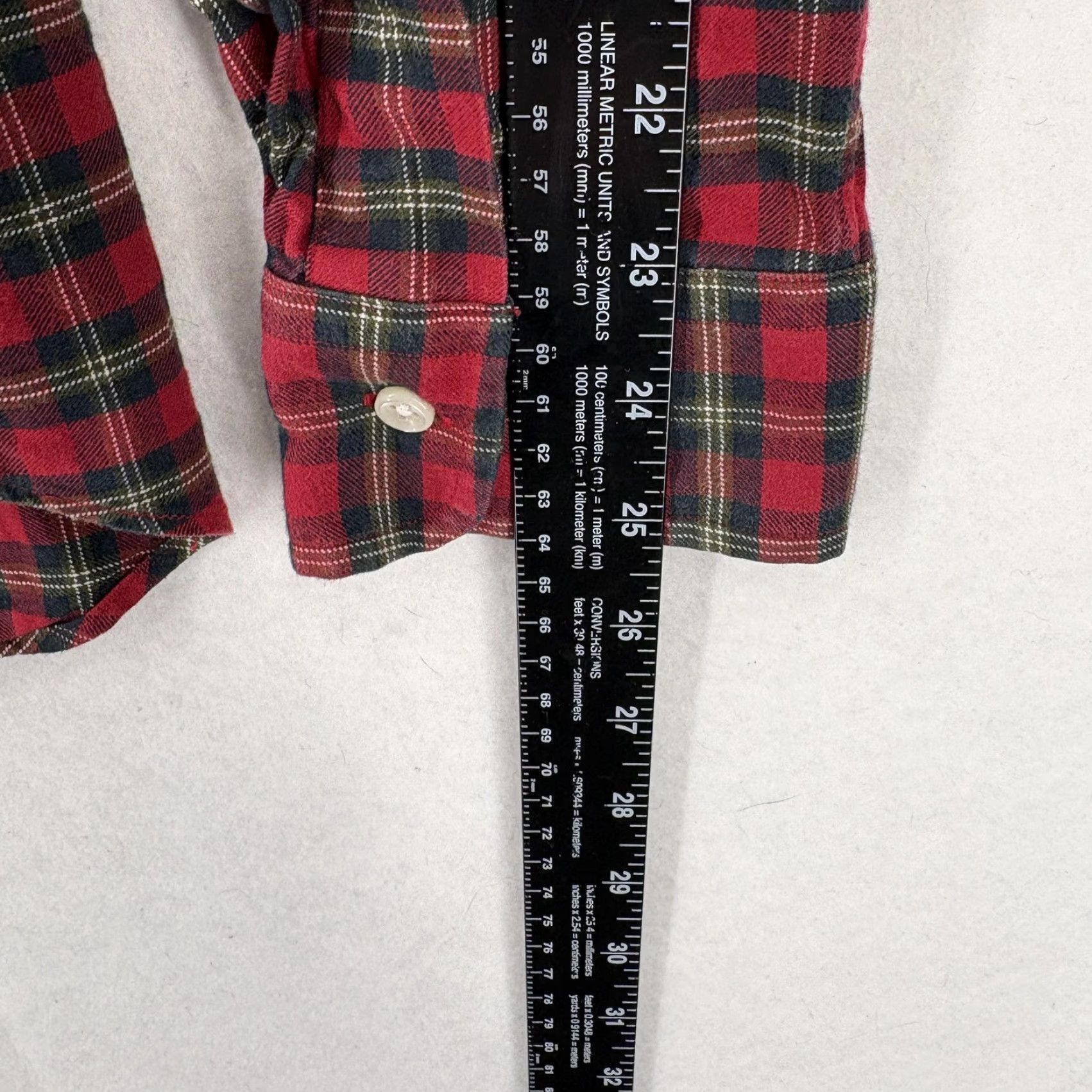 Ralph Lauren Ralph Lauren Shirt Mens Large Red Plaid Flannel Long Sleeve Button Up Classic Size US L / EU 52-54 / 3 - 7 Thumbnail