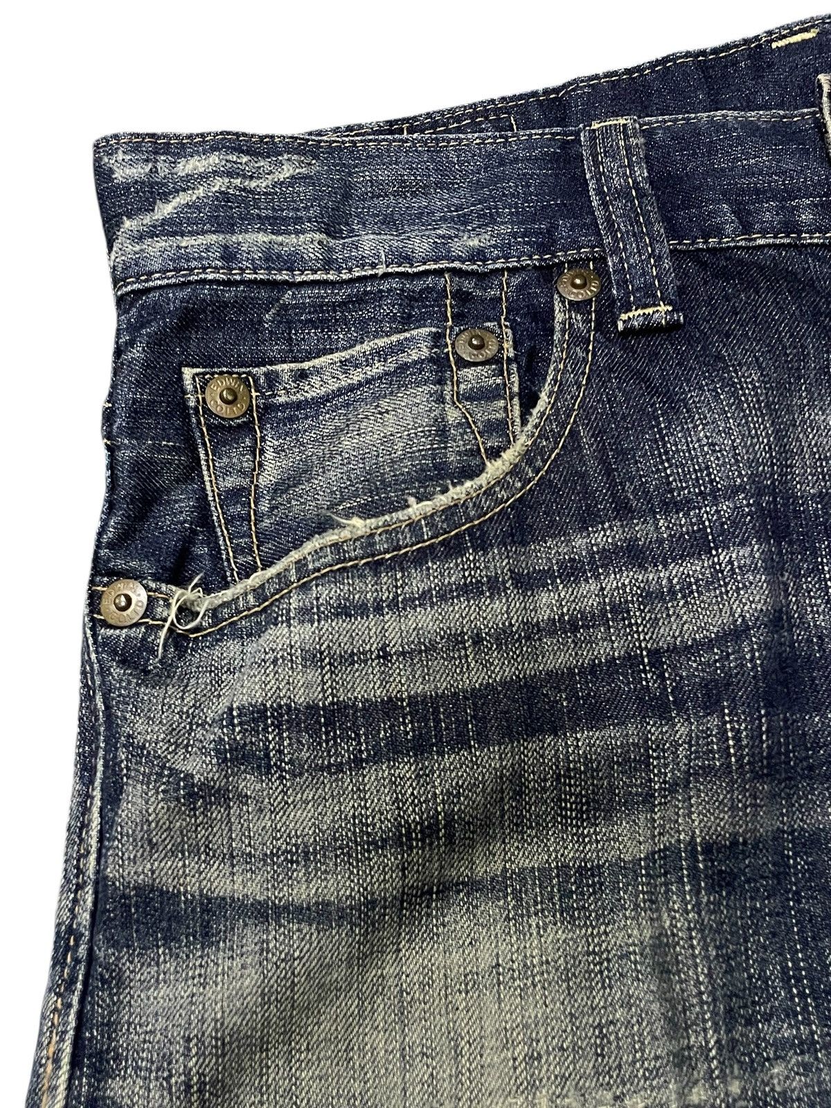 Edwin Edwin 503 Blue Trip Flared Stone Wash Jeans Japan Made Size US 30 / EU 46 - 10 Thumbnail