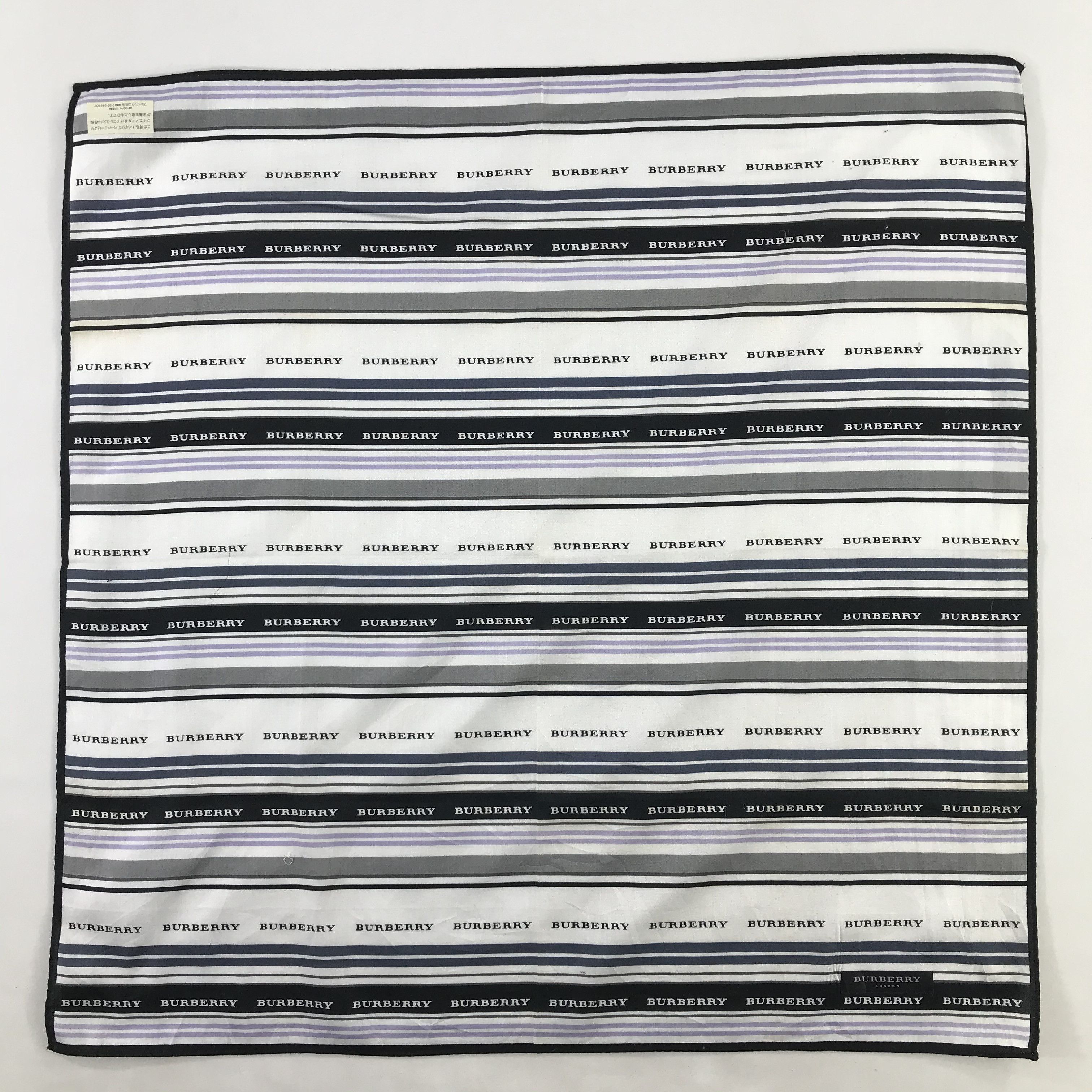 Burberry × Vintage Burberry Bandana / Handkerchief / Neckerchief - S1026 Size ONE SIZE - 1 Thumbnail