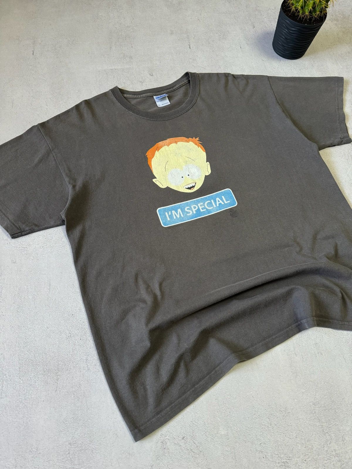 Vintage South Park Im Special T Shirt Tee Brown Vintage 90s Baggy Size US L / EU 52-54 / 3 - 2 Thumbnail