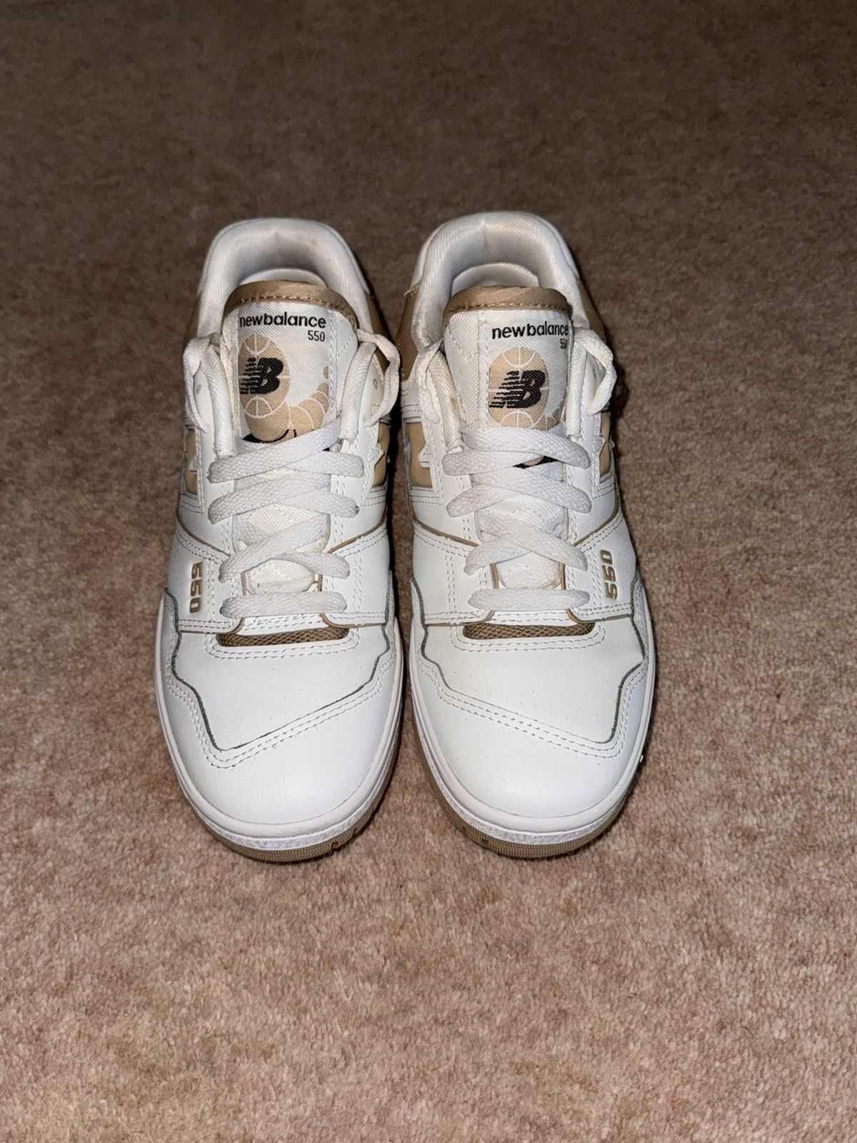 New Balance New Balance 550 Cream & Beige trainers Size US 7.5 / IT 37.5 - 3 Thumbnail