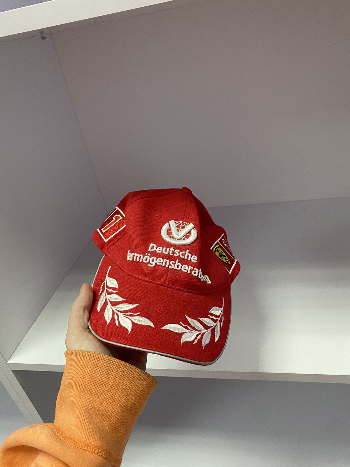 Ferrari × Vintage Vintage Ferrari Racing Cap Size ONE SIZE - 5 Thumbnail