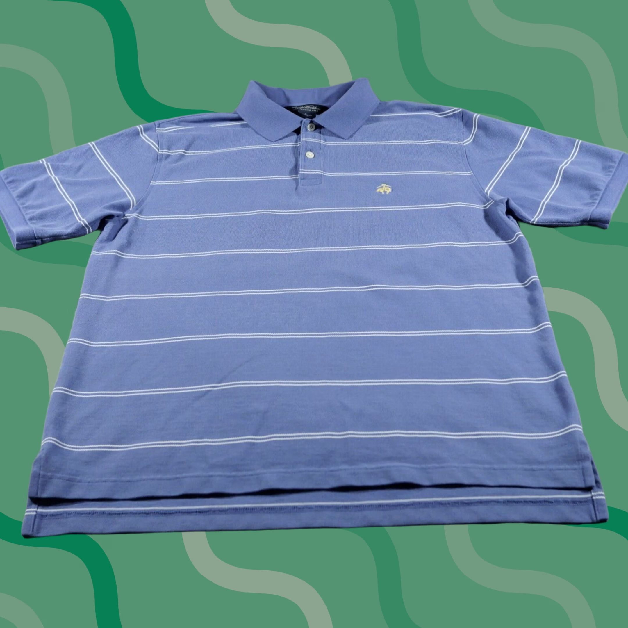 Brooks Brothers Brooks Brothers Polo Shirt Mens L Performance Stripes Golf Casual Active Shirt Size US L / EU 52-54 / 3 - 1 Thumbnail