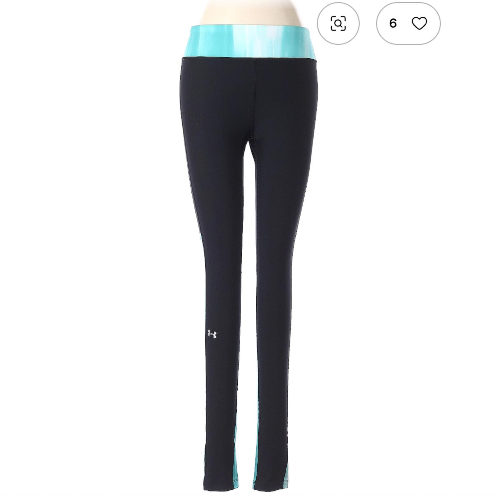 Under Armour Under Armour Women's Active Pants Size M Black Aqua Size 32" / US 10 / IT 46 - 1 Thumbnail