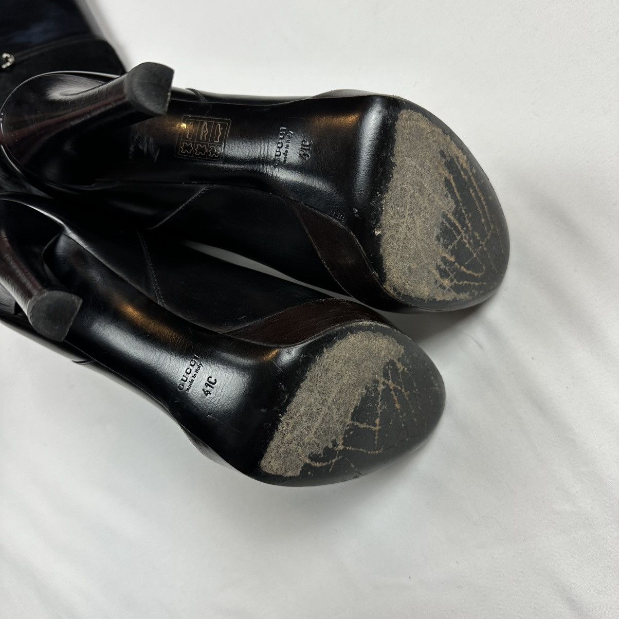 Gucci 2000s Gucci By Tom Ford Pony Hair Platform Boots Archive Size US 11 / IT 41 - 6 Thumbnail
