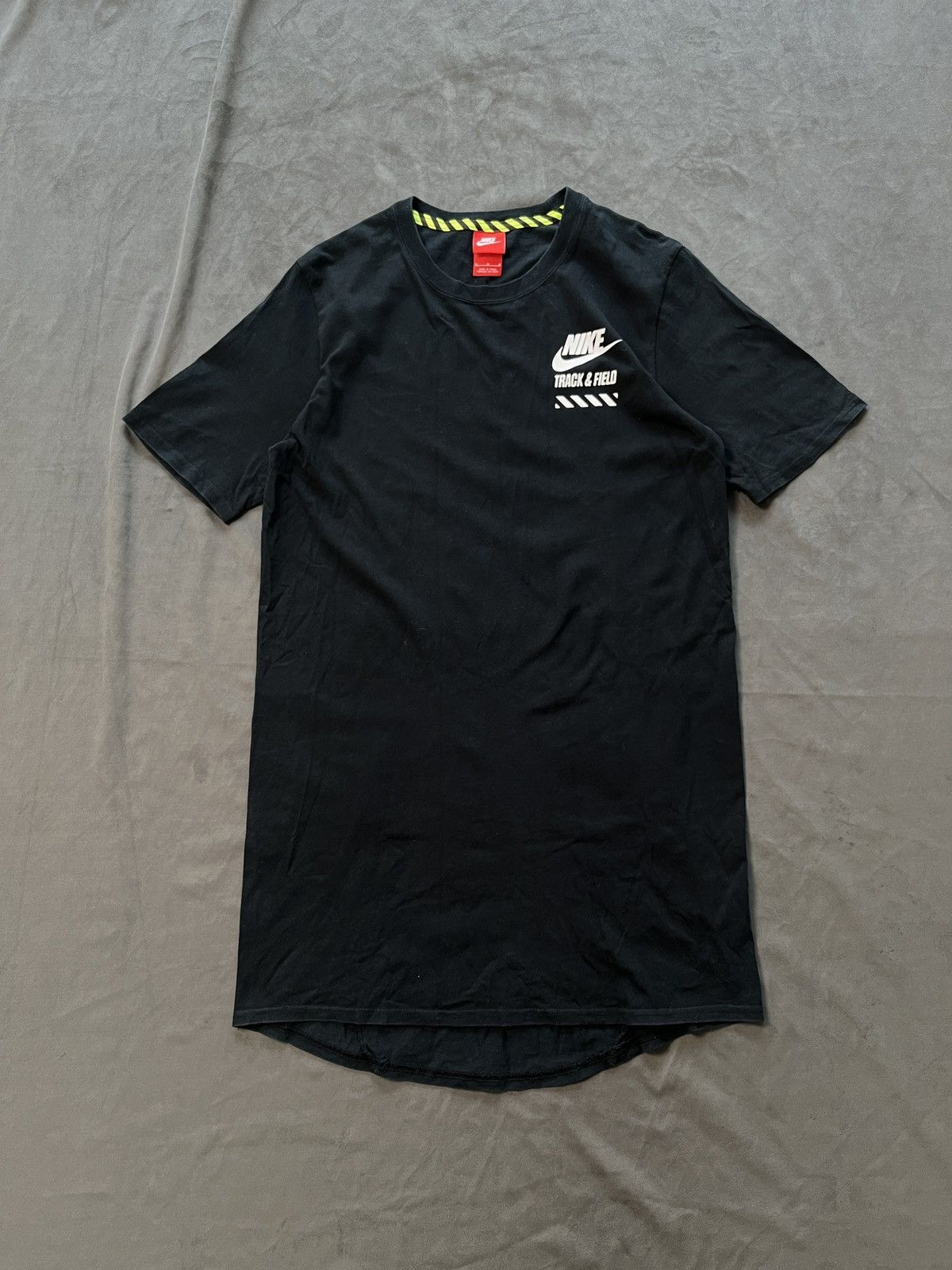 Nike Nike Sportswear RU Elongated Track Tee Black T-Shirt Medium Size US M / EU 48-50 / 2 - 6 Thumbnail