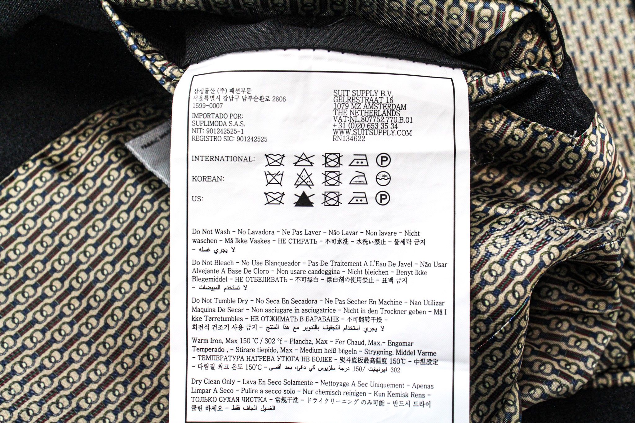 Suitsupply LA SPALLA UK42R Wool Stretch Grey Suit 73681 Size 42R - 10 Thumbnail