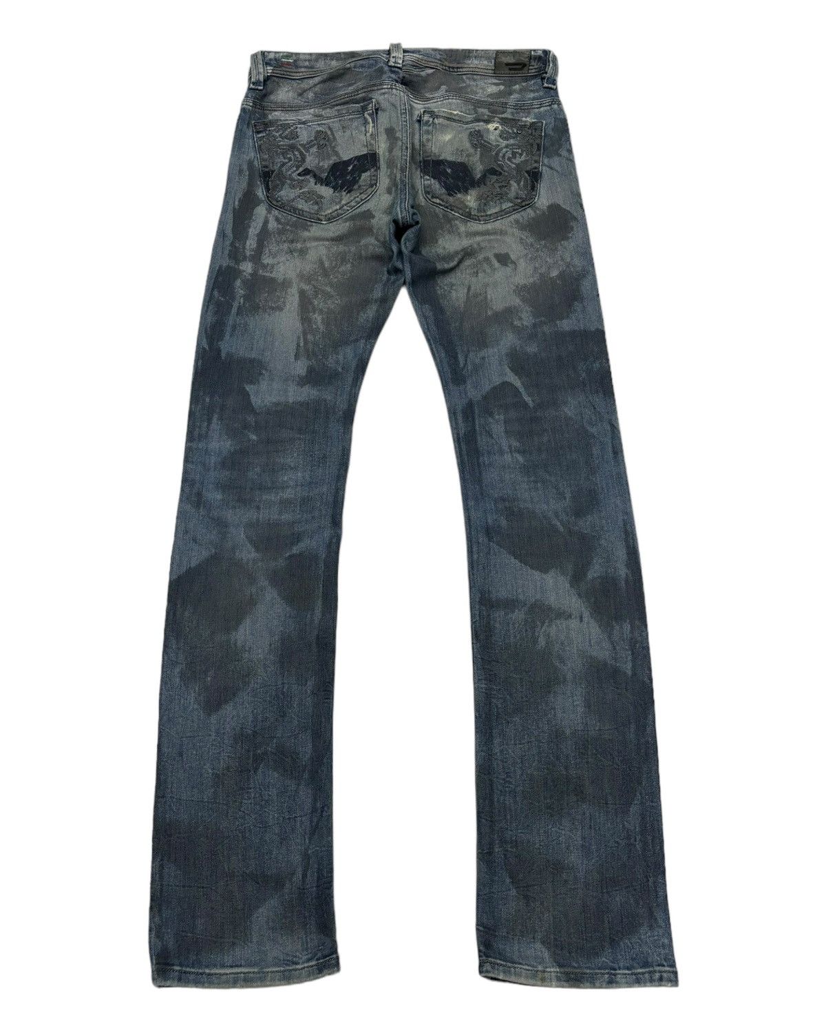 Diesel RARE DIESEL SUKAJAN DRAGON EMBROIDERY DENIM JEANS Size US 31 - 2 Thumbnail