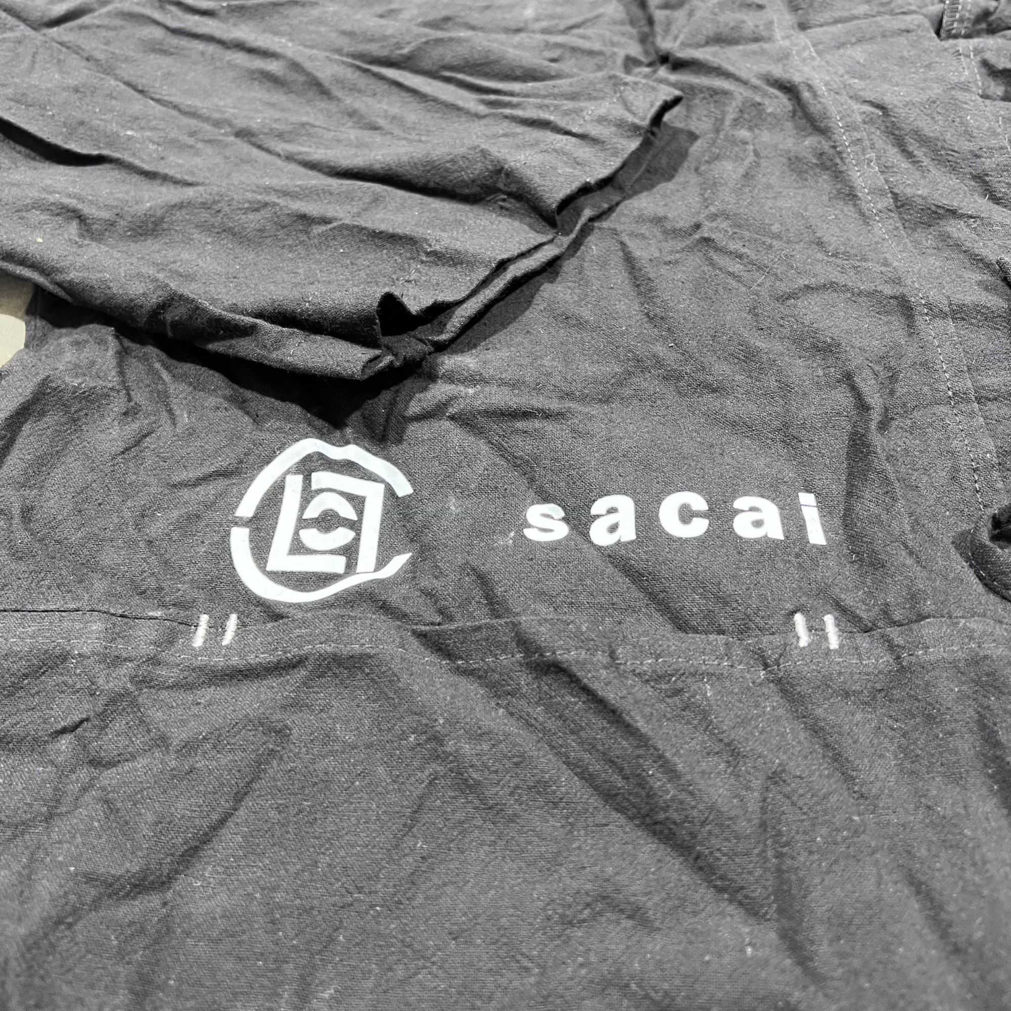 CLOT NEW SACAI x CLOT STAFF BLACK JACKET SZ ONE SIZE Size US L / EU 52-54 / 3 - 3 Thumbnail