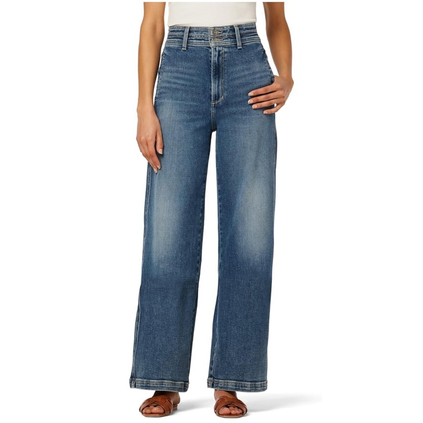 Joe's NEW Joe’s Jeans Allana Wide Leg Ankle - 24 - $248 Size 24" / US 00 / IT 34 - 1 Thumbnail