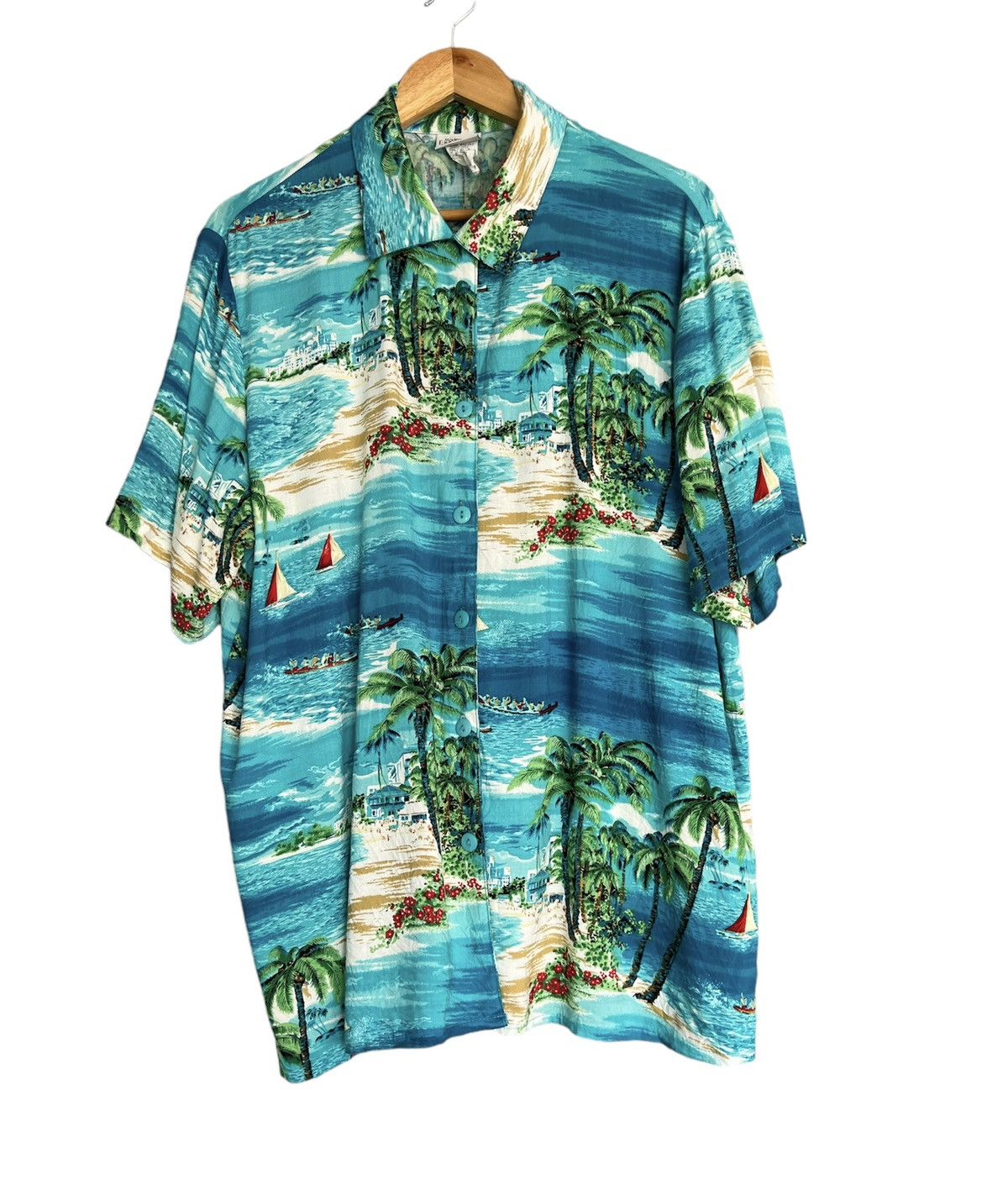 Other Vtg MODERN ESSENTIALS Hawaiian Shirts Size L / US 10 / IT 46 - 1 Thumbnail