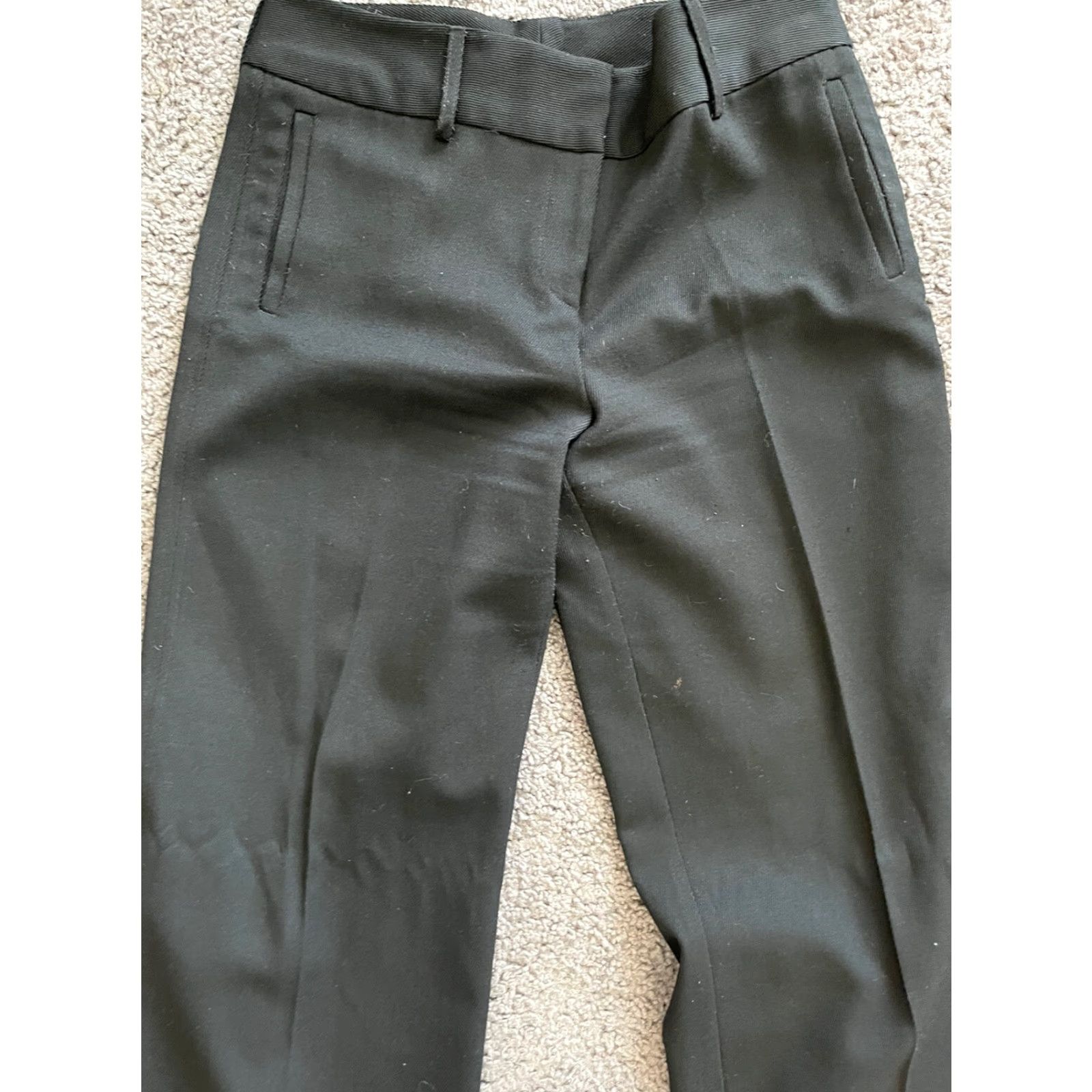 Express VINTAGE EXPRESS Wool Blend Dress Pants Sits at Waist 10 Regular Straight Leg Women Size 10 Black Size 32" / US 10 / IT 46 - 2 Thumbnail