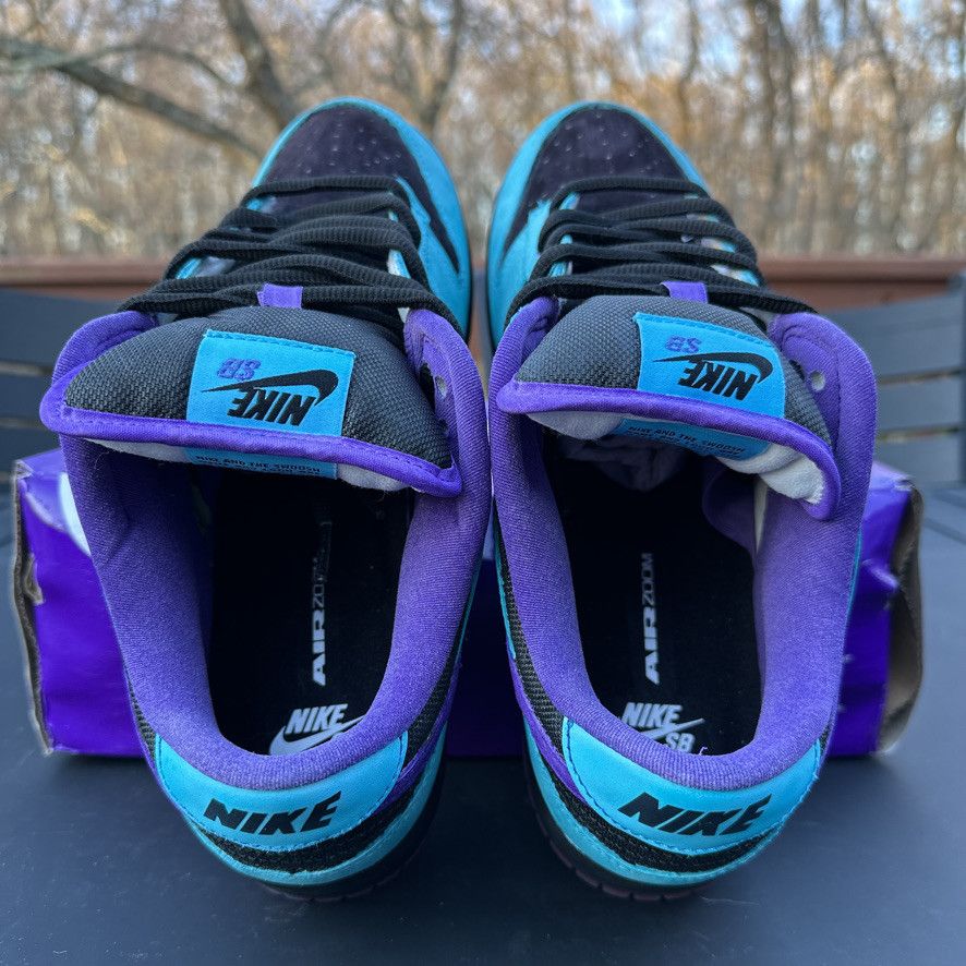 Nike Size 10 - Nike SB Dunk Low Custom Skeletor Teal Purple Black Size US 10 / EU 43 - 11 Thumbnail