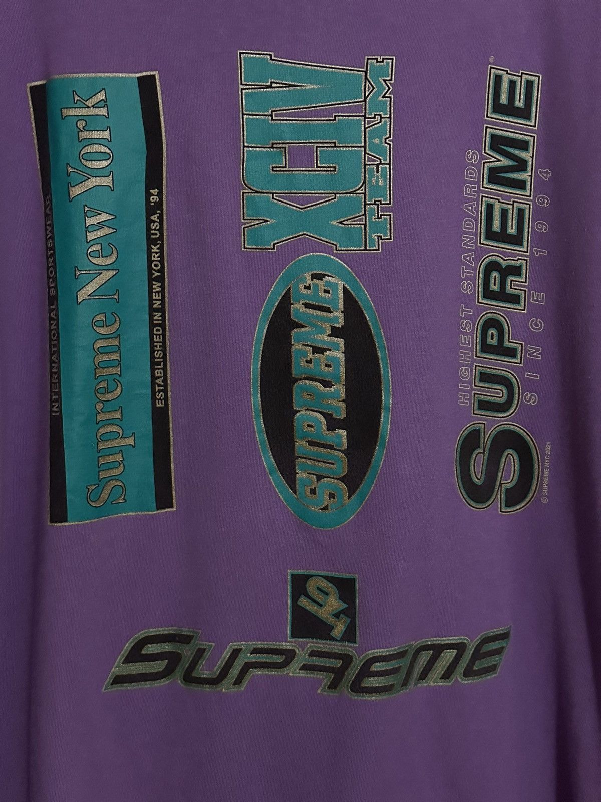 Supreme Supreme Multi Logos Tee Size US XL / EU 56 / 4 - 2 Thumbnail