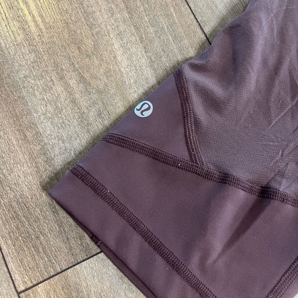 Lululemon Lululemon Brown Cropped Athletic Leggings Women 14 Size 36" / US 14 / IT 50 - 5 Thumbnail
