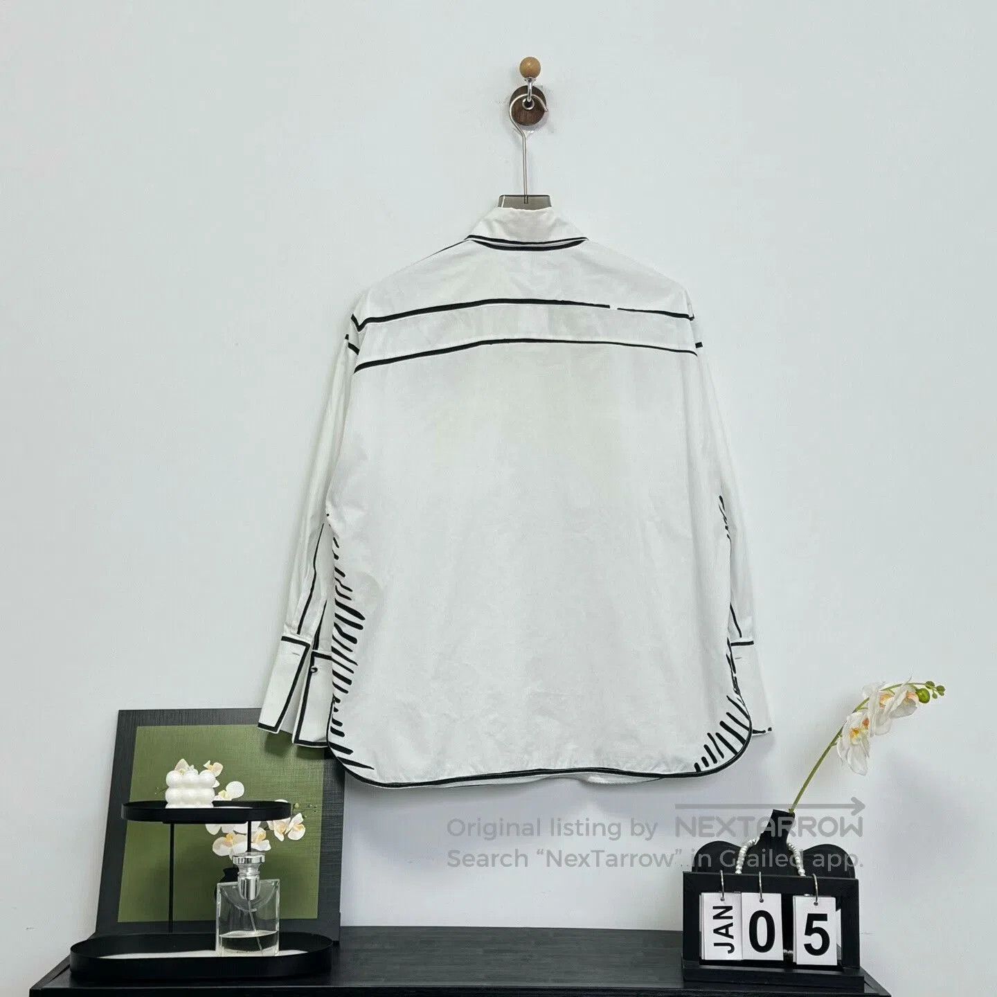 Fendi Fendi Hand-Painted Shirt in California Sky. Size US M / EU 48-50 / 2 - 2 Thumbnail