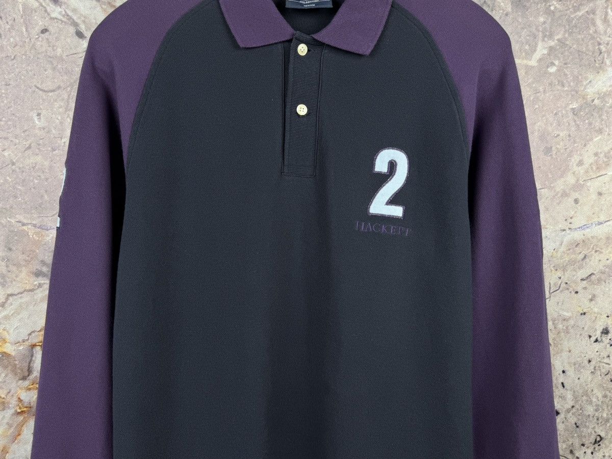 Hackett Hackett London Long Sleeve Polo Shirt Mens Rugby Style Size US M / EU 48-50 / 2 - 3 Thumbnail
