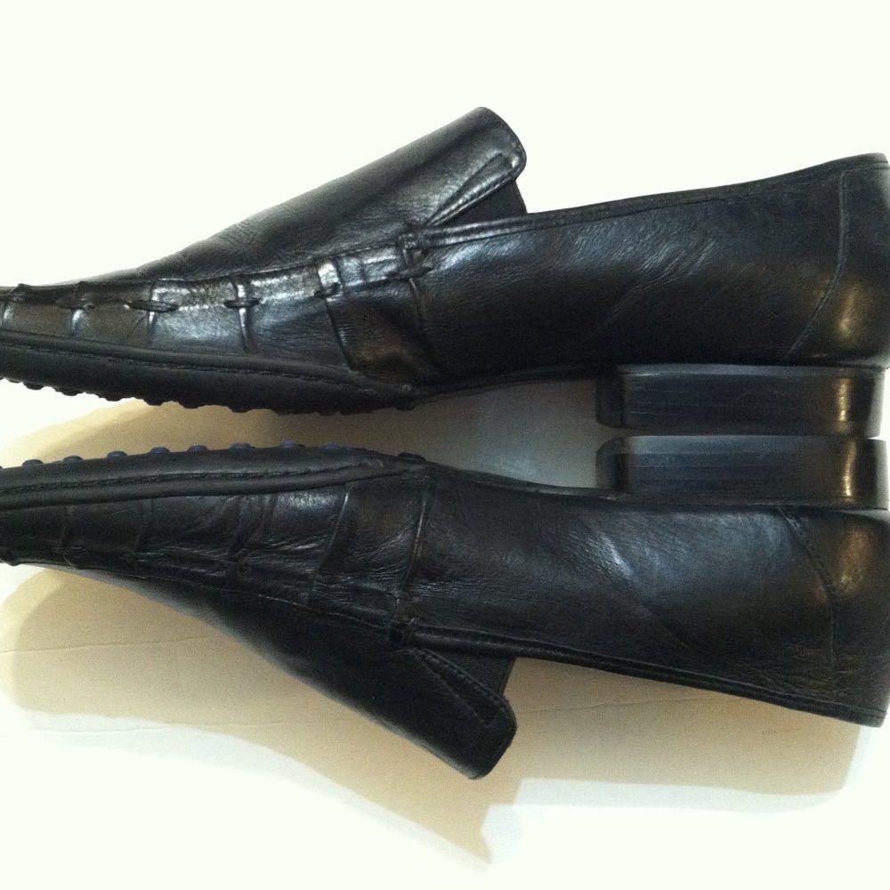 Robert Wayne ROBERT WAYNE MENS LEATHER SLIP-ON DRESS SHOES SIZE: 9.5M Size US 9.5 / EU 42-43 - 6 Thumbnail