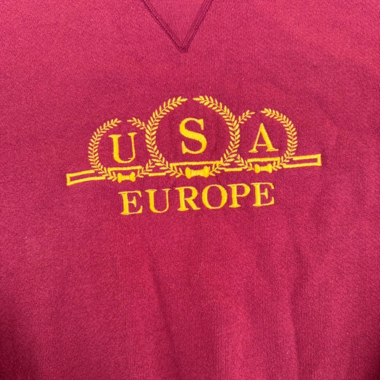 Vintage Vintage 90s Sweatshirt Embroidered Crewneck Size US L / EU 52-54 / 3 - 4 Thumbnail