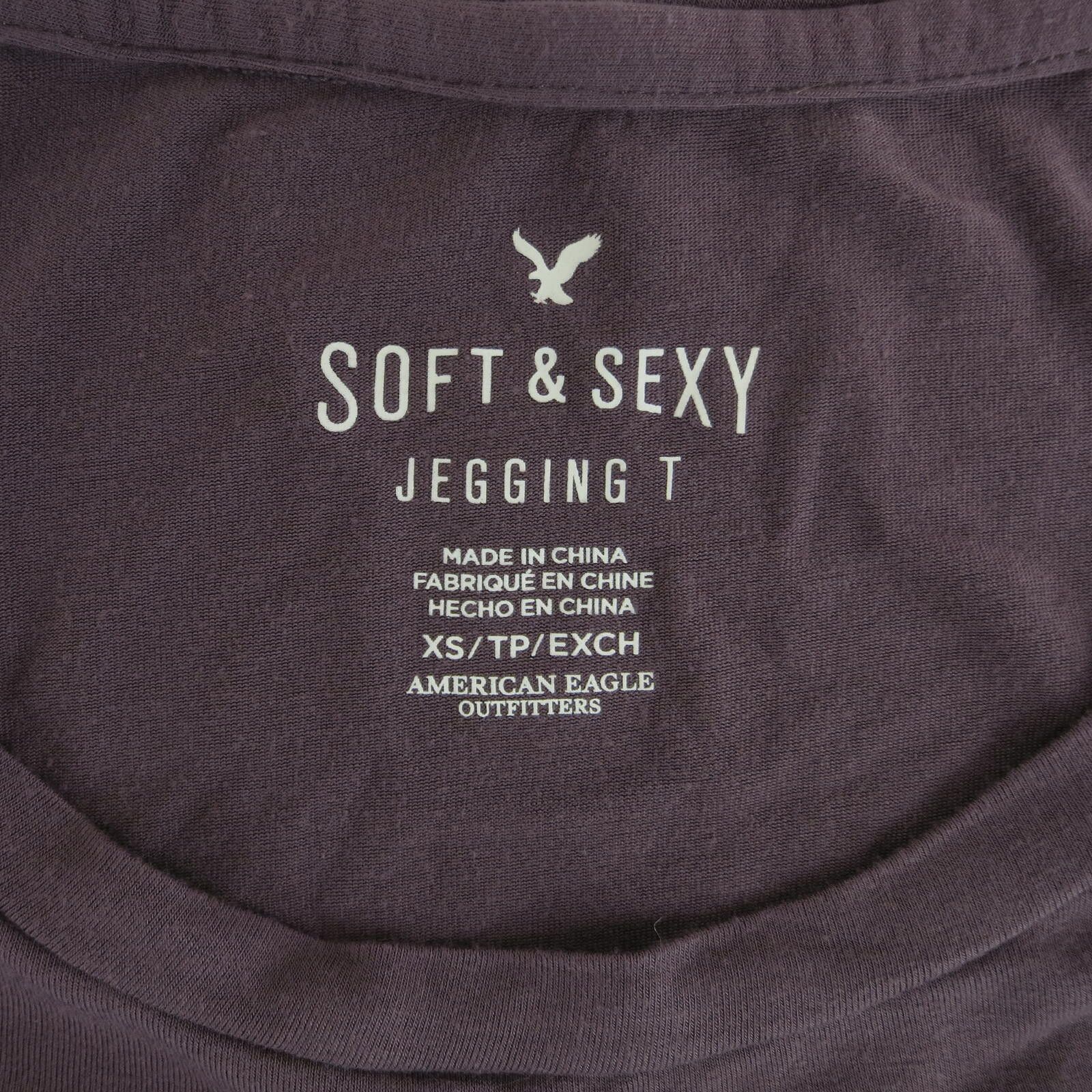 American Eagle Outfitters American Eagle Soft & Sexy Long Sleeve Shirt Mauve XS Size XS / US 0-2 / IT 36-38 - 4 Thumbnail